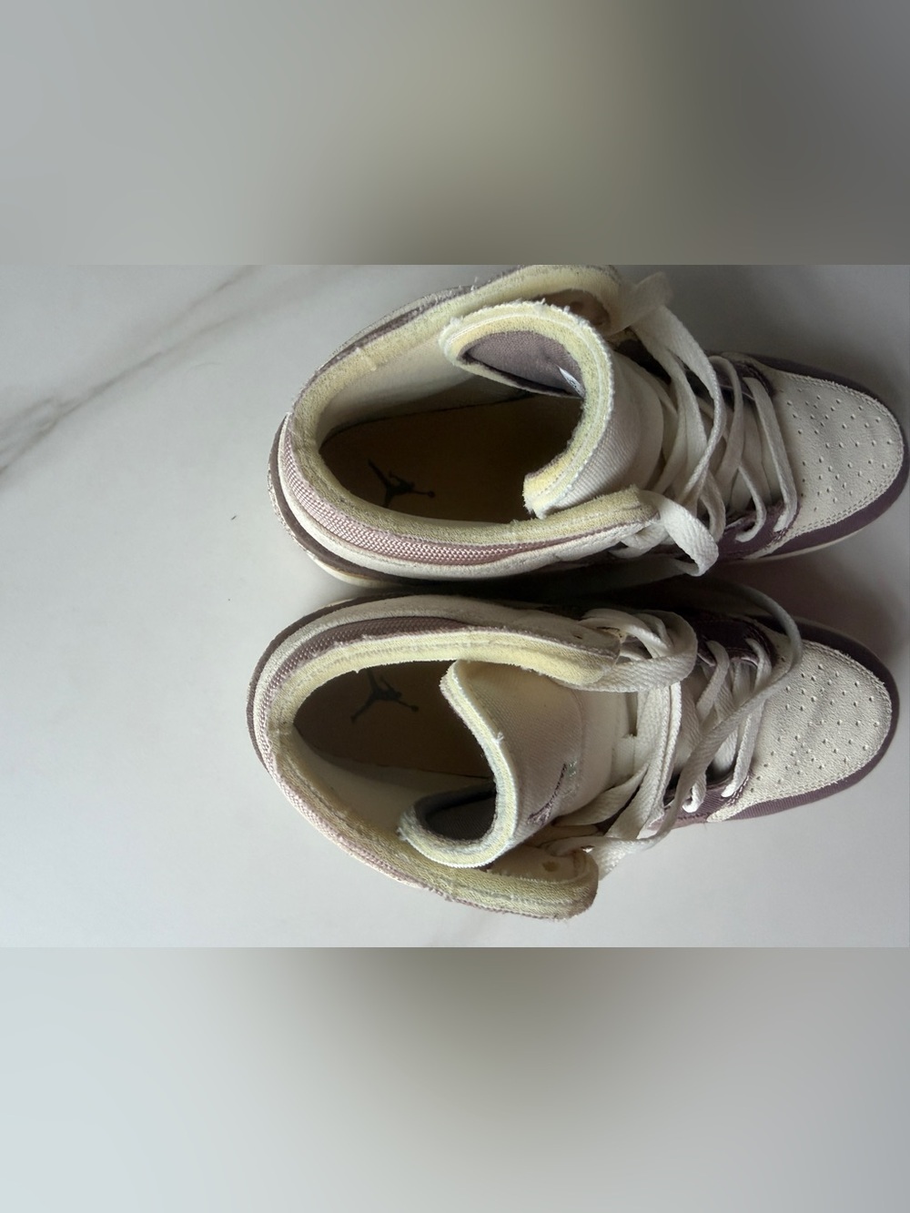 Air Jordan 1 Mid Se Craft Gs Inside Out Taupe Haze DZ4466-102 - Picture 9 of 12